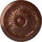 Ekena Millwork Vienna Ceiling Medallion (Fits Canopies up to 3 1/4"), Hand-Painted Copper Penny, 16 7/8"OD x 5/8"P CM17VICPS - alternate 1